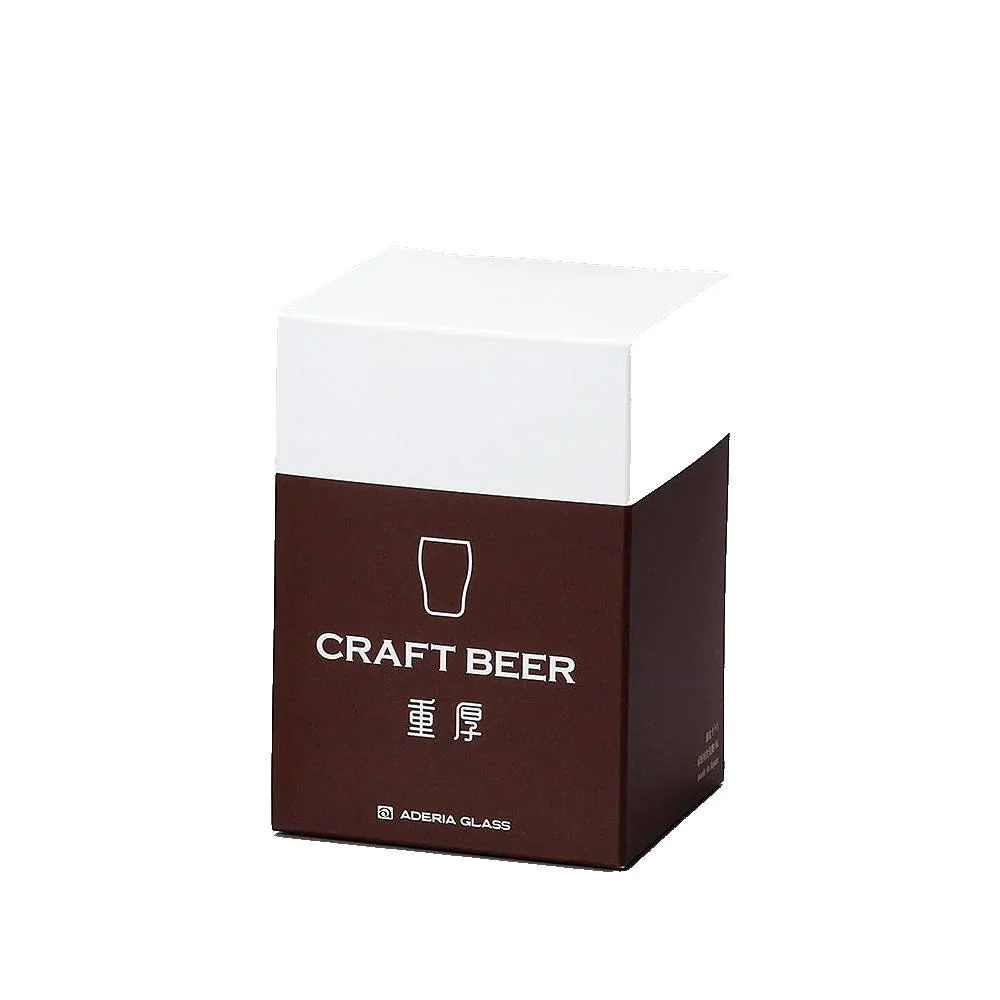 Aderia Craft Beer Glass Curved Top Stylish Premium Glassware 255ml - Image 3