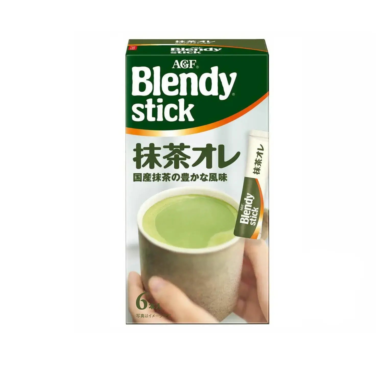 AGF Blendy Stick Matcha au Lait Green Tea Latte (Pack of 6) - Image 6