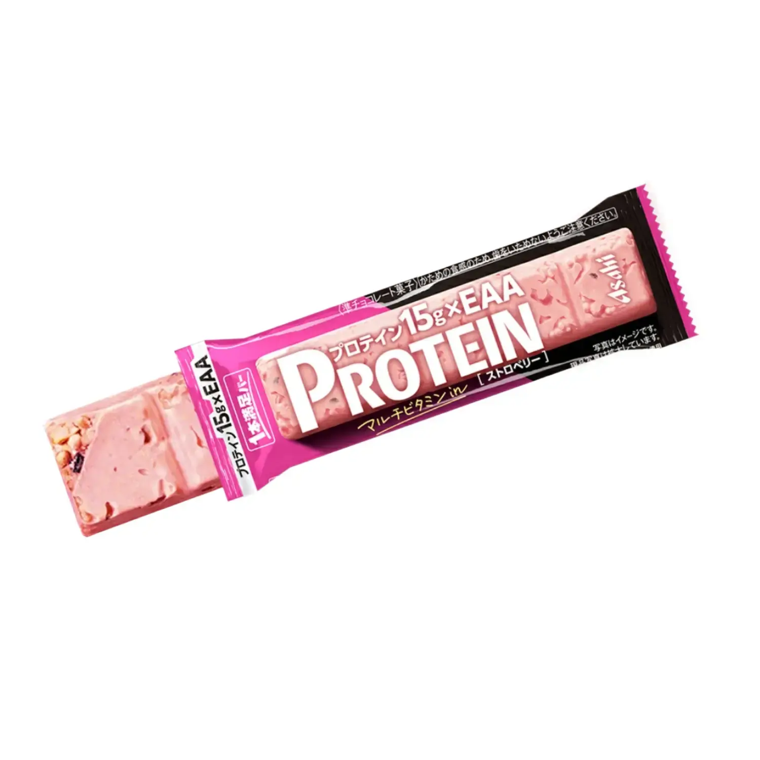 Asahi Protein Bar Strawberry Flavor Cereal Bar 15g of Protein (Pack of 9) - Image 4