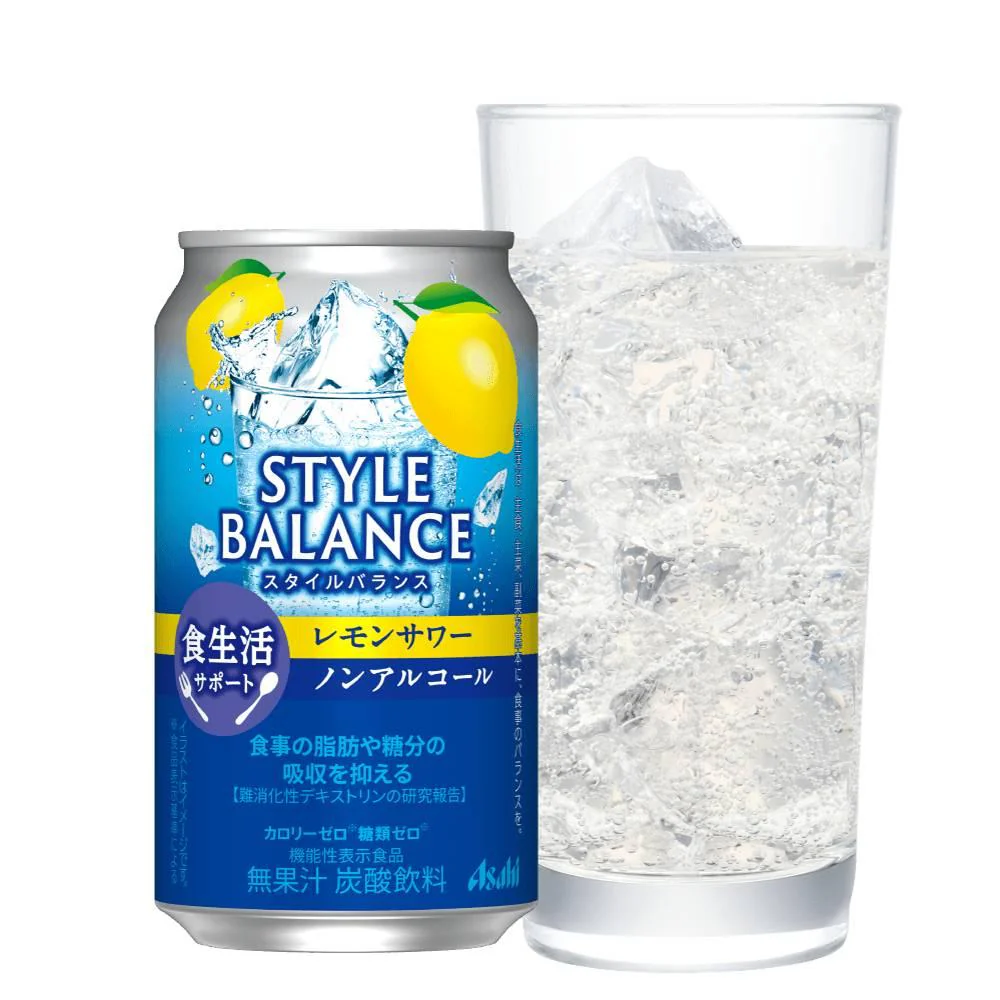 Asahi Style Balance Non Alcoholic Lemon Sour Mocktail Can 350ml - Image 3