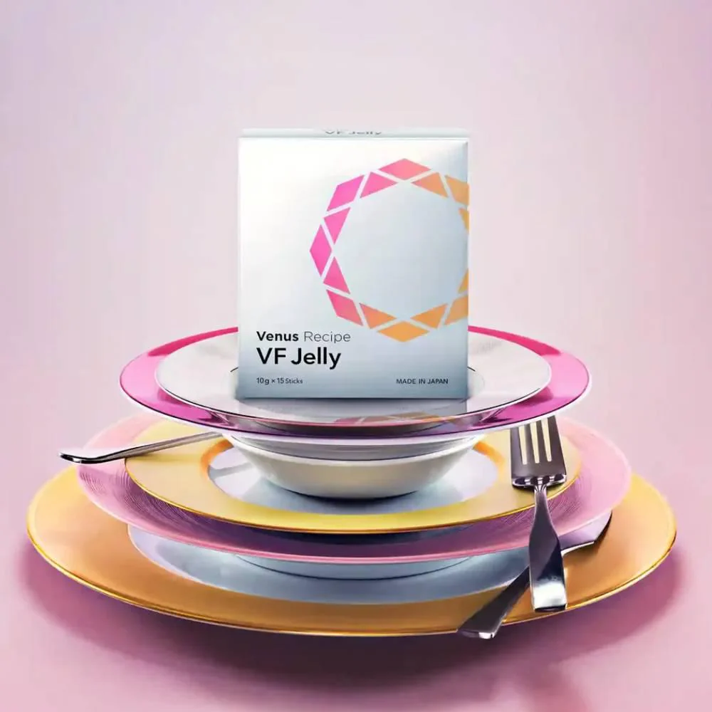 Axxzia Venus Recipe VF Jelly Beauty & Aging Care Supplement 15 Packets - Image 3