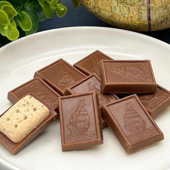 Bourbon Alfort Mini Chocolate Whole Grain Biscuits 12 Pieces - Image 4