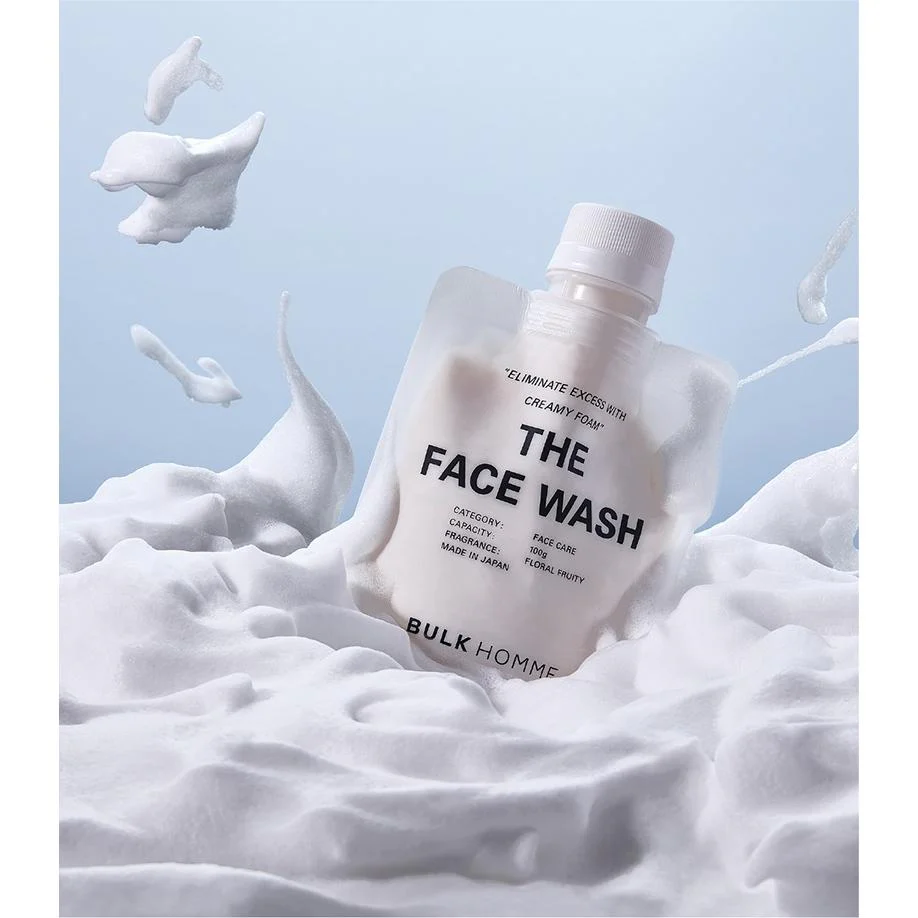 Bulk Homme The Face Wash for Men Balancing Moisturizing Cleanser 100g - Image 3