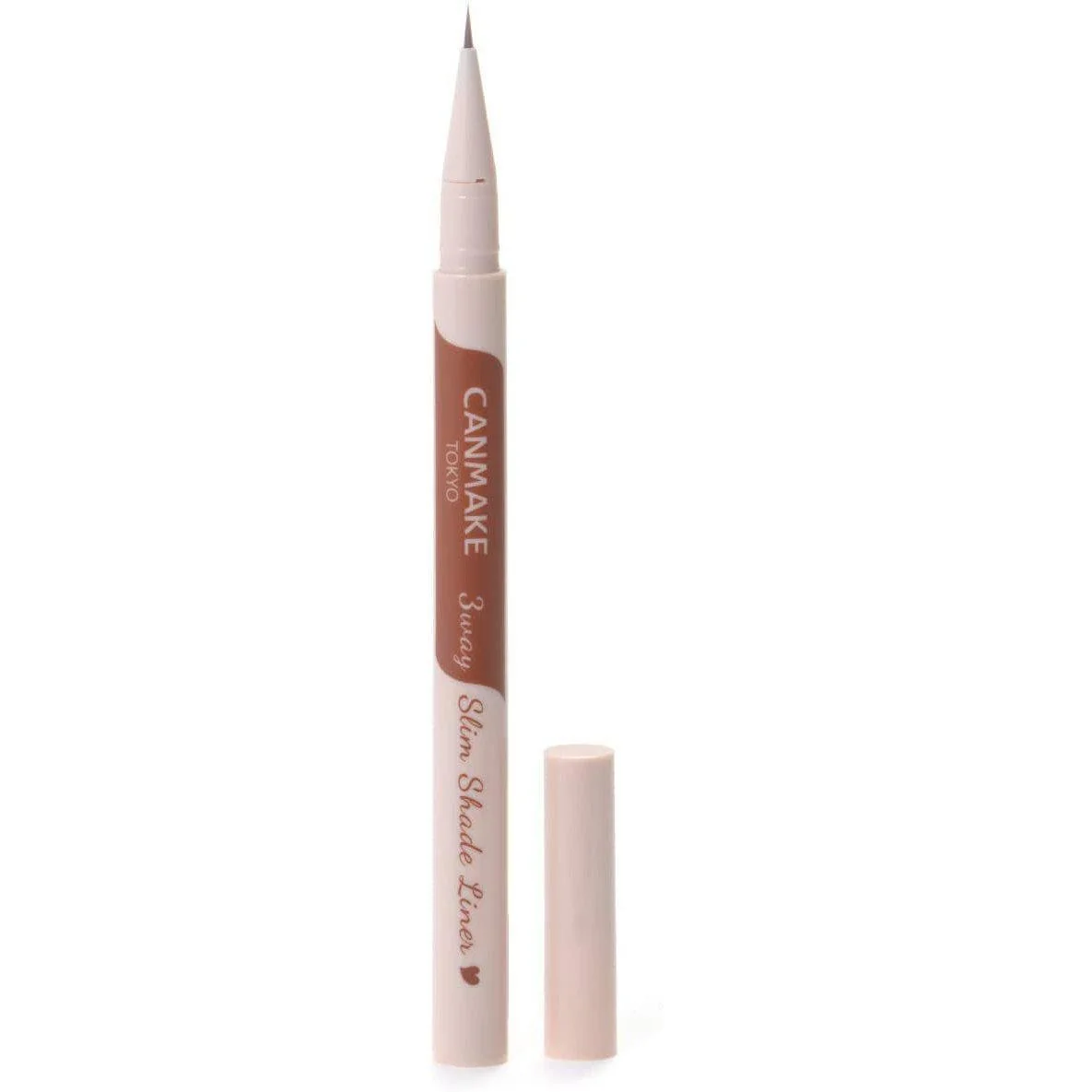 Canmake 3 Way Slim Shade Liner Eyebrow Pencil 01 Natural Brown - Image 3