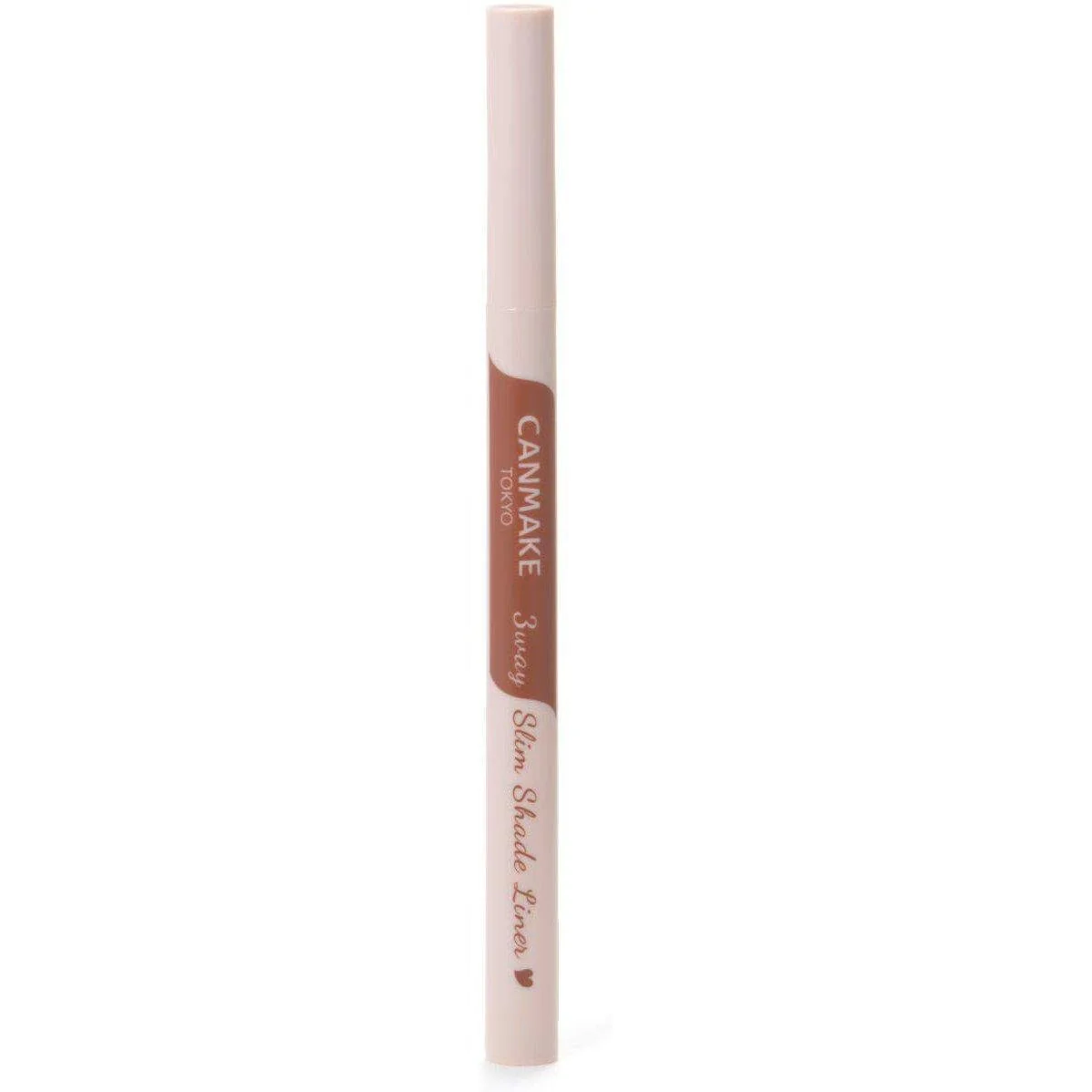 Canmake 3 Way Slim Shade Liner Eyebrow Pencil 01 Natural Brown - Image 4
