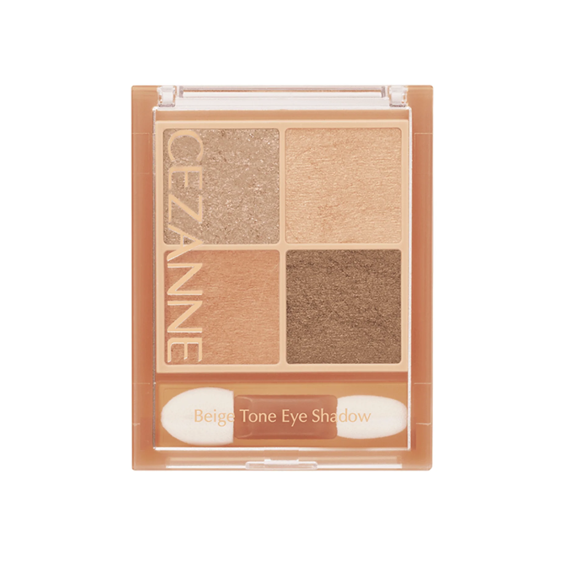 Cezanne Beige Tone Eyeshadow Four Color Eye Shadow Palette 4.3g - Image 7