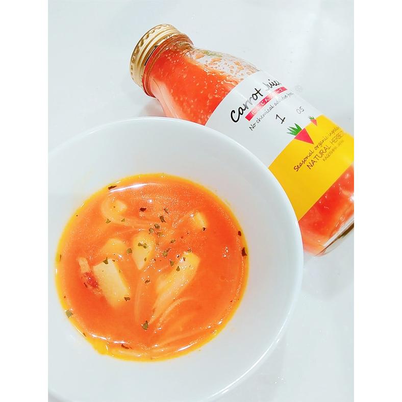 Chikyubatake Carrot Juice From Organic Carrots Multipurpose Juice 200ml - Image 3