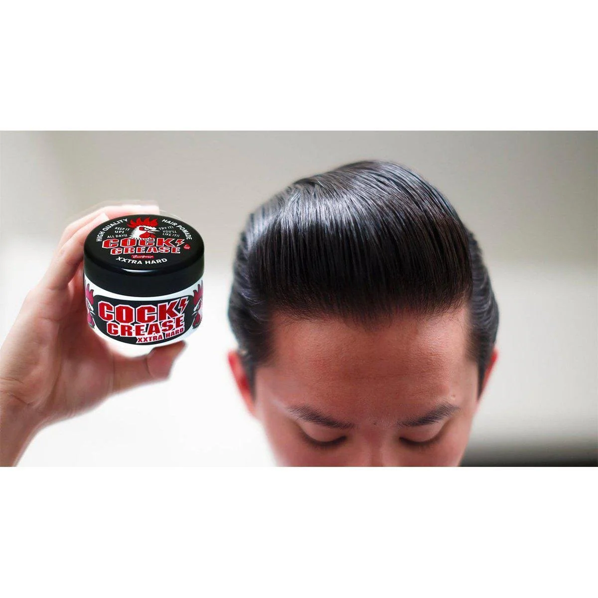 Cock Grease XXtra Hard Hair Pomade Strong Hold Styling Wax 210g - Image 3