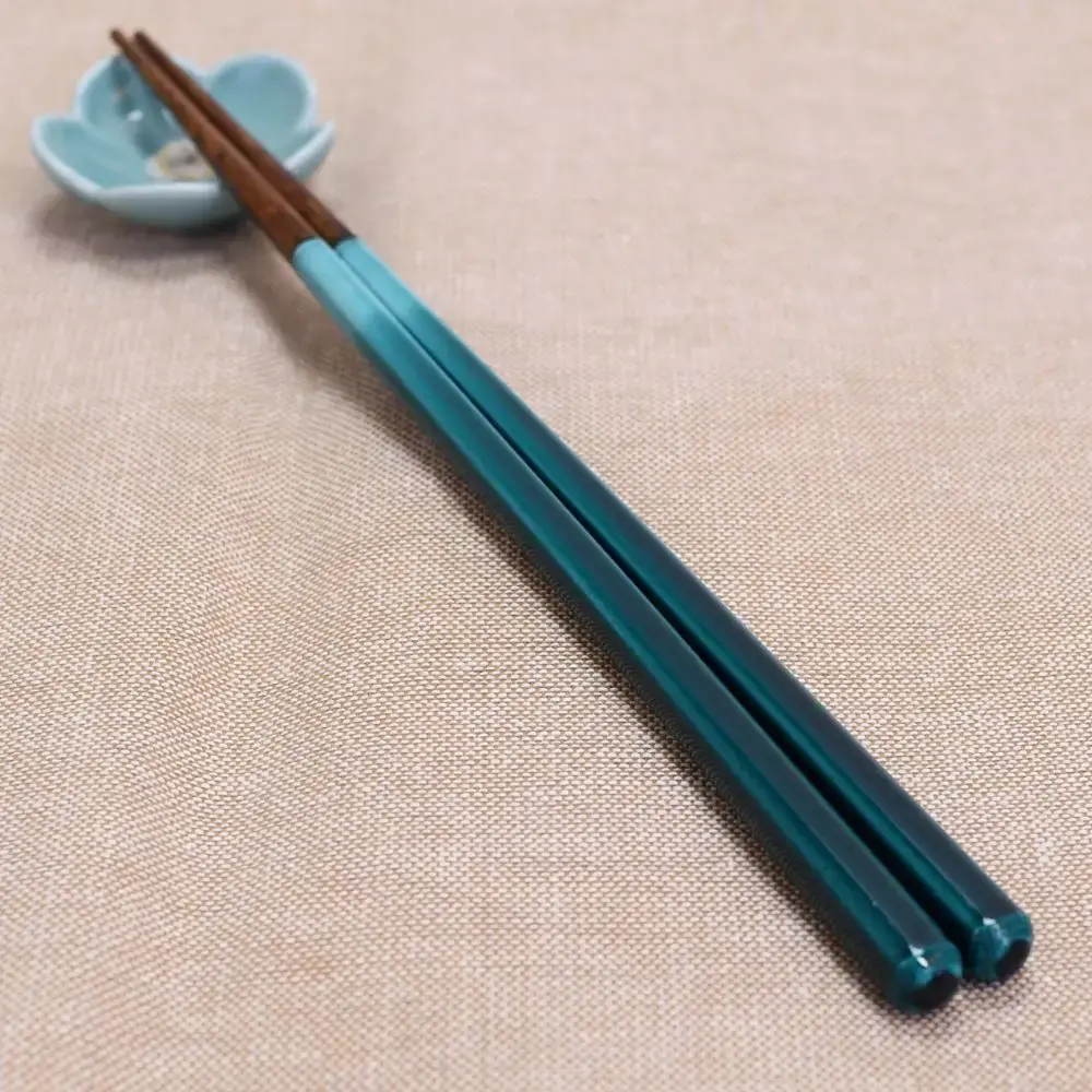 Colorful Wooden Chopsticks Dishwasher Safe 23cm (5 Pairs in Gift Box) - Image 5