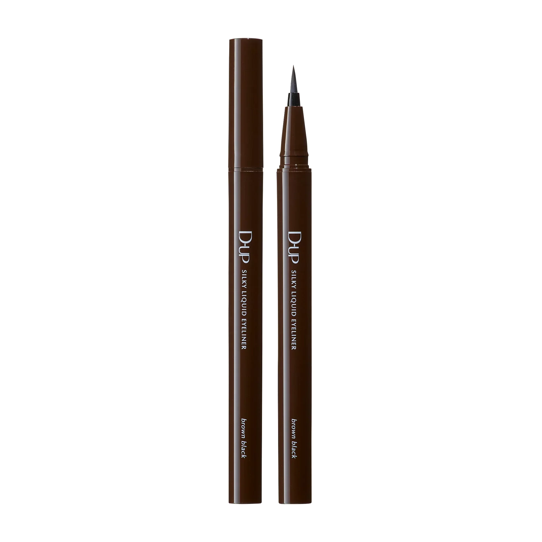 D-UP Silky Liquid Eyeliner Smooth Waterproof Brown Black Eyeliner - Image 3