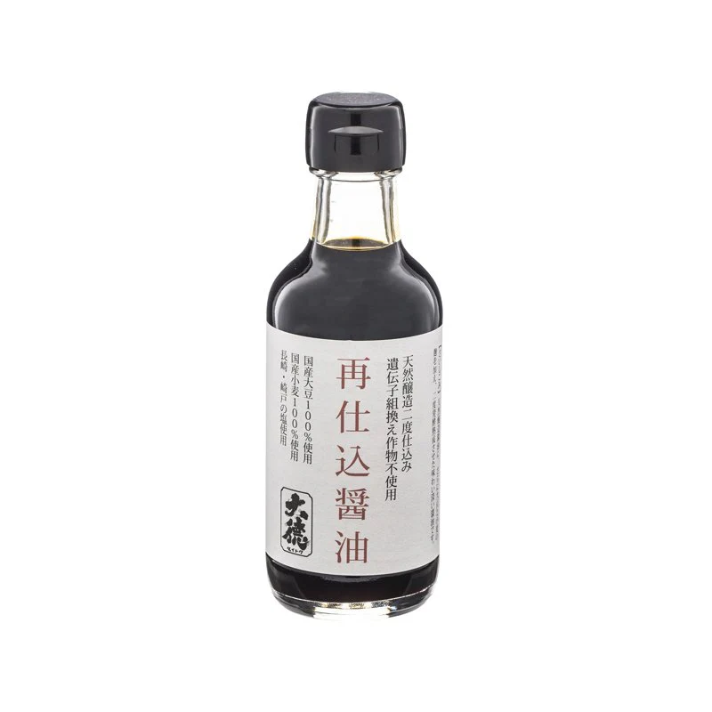 Daitoku Aged Saishikomi Shoyu Double Brewed Non-GMO Soy Sauce 200ml