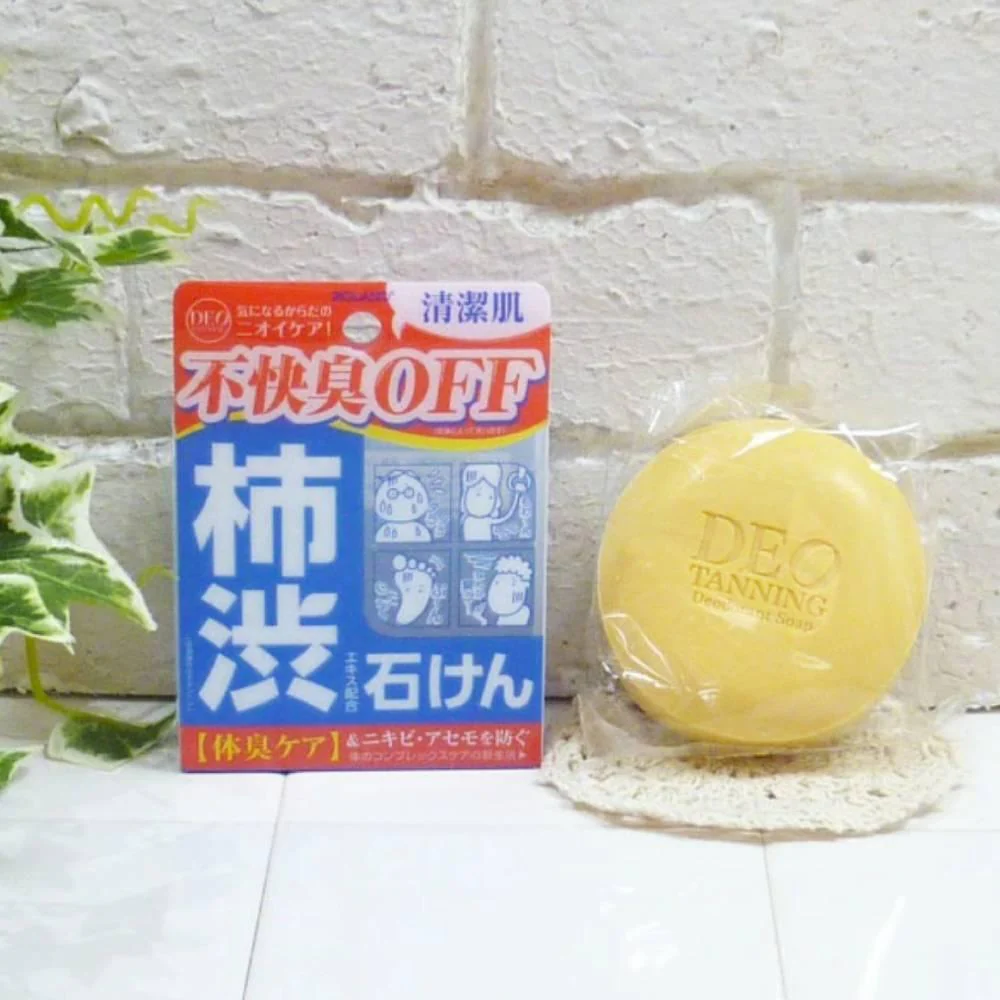 Deo Tanning Bar Soap Persimmon Body Odor Control 100g - Image 3