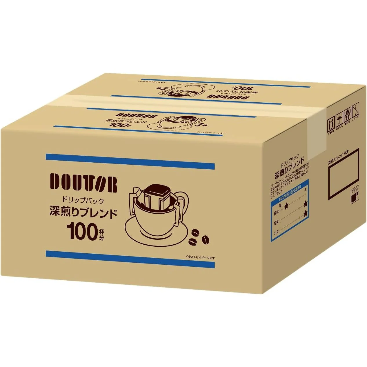 Doutor Drip Coffee Pack Dark Roast Blend 100 Bags - Image 4