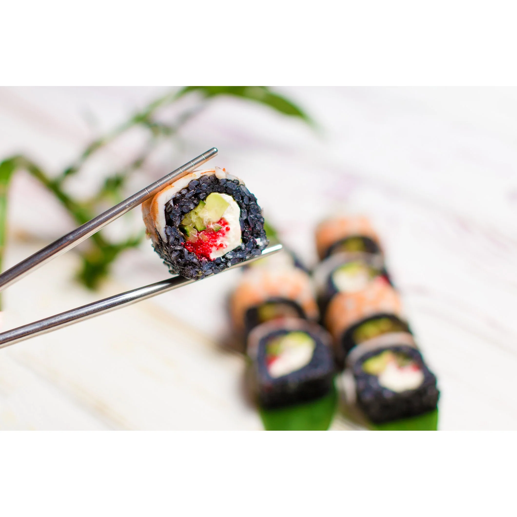 Durable Japanese Stainless Steel Metal Chopsticks 245mm - Image 2