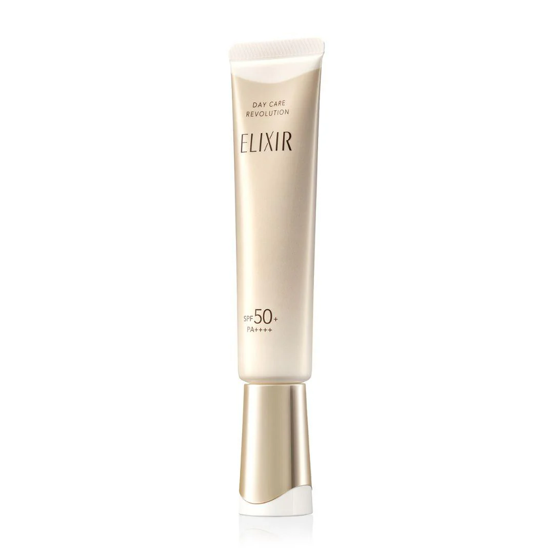 Shiseido Elixir Day Care Revolution Daily Moisturizing Serum With SPF50+ 35ml - Image 3