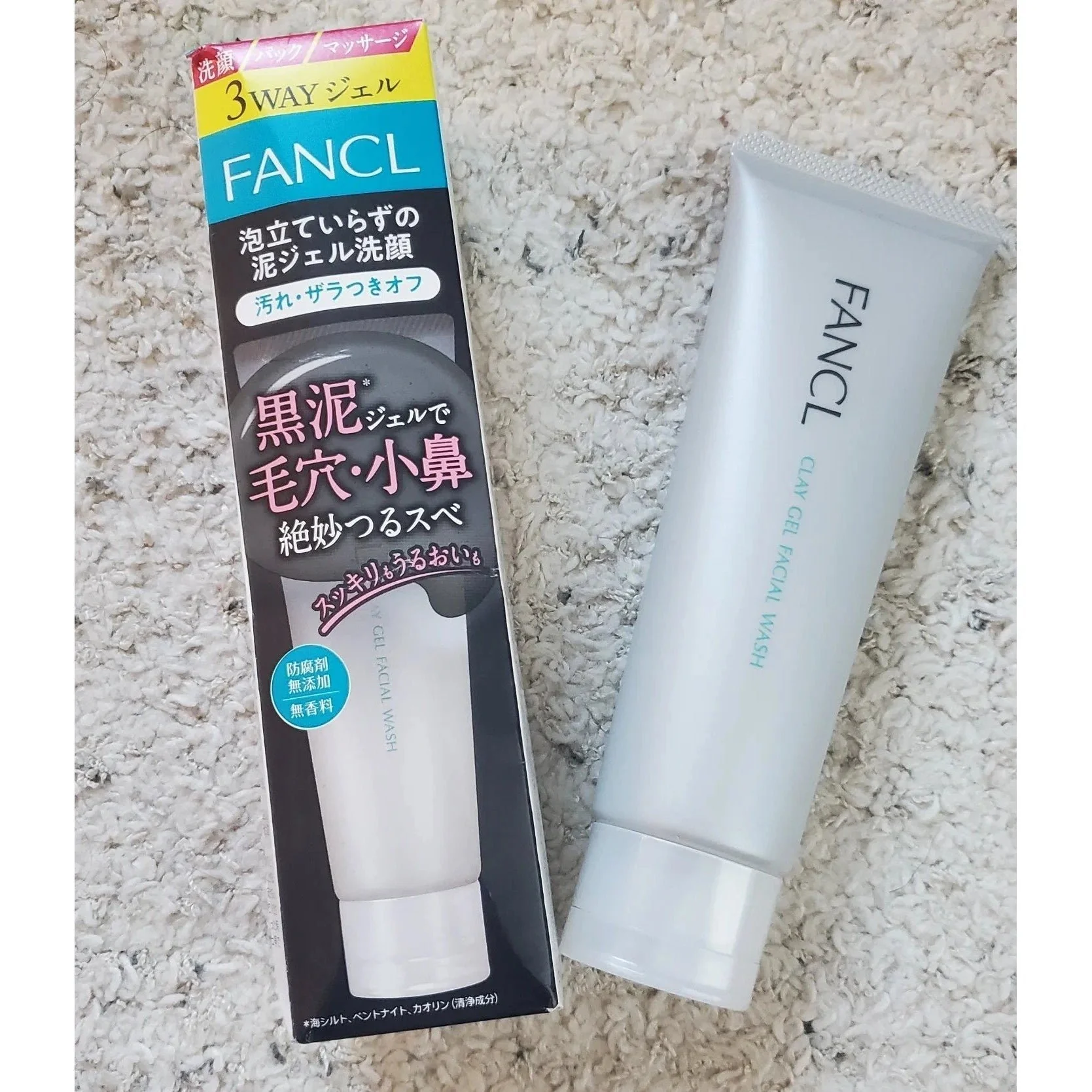 FANCL Clay Gel Facial Wash (Anti Pore Face Cleanser) 120g - Image 4