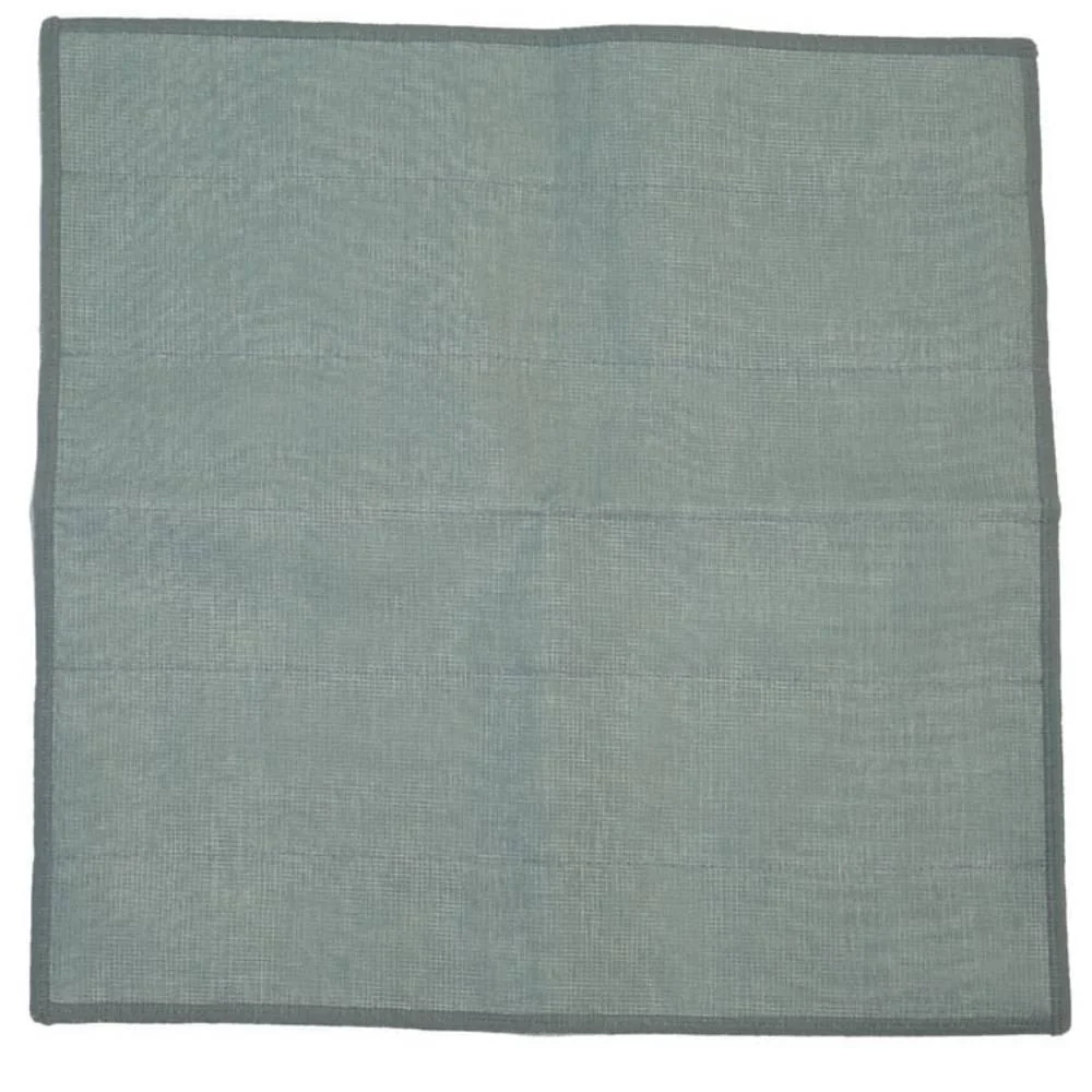Five Layer Muslin Dish Cloth Blue Grey Cotton Dish Towel For Gifting - Image 2
