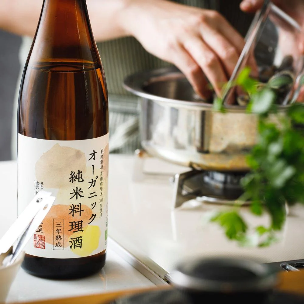 Fukumitsuya Organic Cooking Sake Pure Rice Wine Seasoning 720ml - Image 2