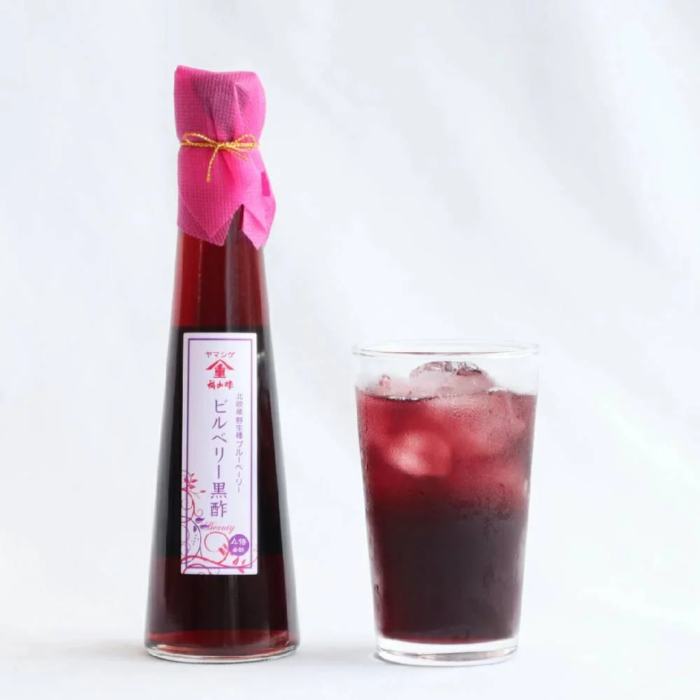 Fukuyamasu Bilberry Aged Black Rice Drinking Vinegar 200ml - Image 3