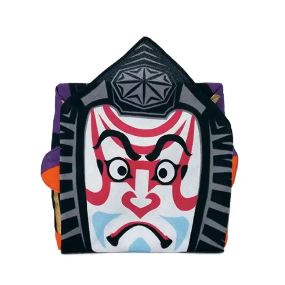 Furoshiki Kabuki Theater Design Colorful Cotton Wrapping Cloth 48cm - Image 3