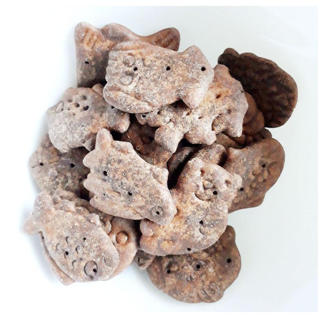 Ginbis Tabekko Suizokukan Sea Animal Shaped Chocolate Cookies 50g (Pack of 10) - Image 2