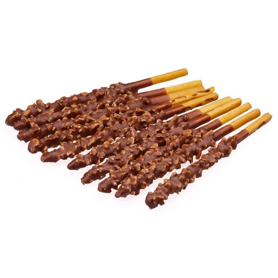 Pocky Almond Crush Chocolate Sticks Snack 46.2g (Pack of 5) - Image 2