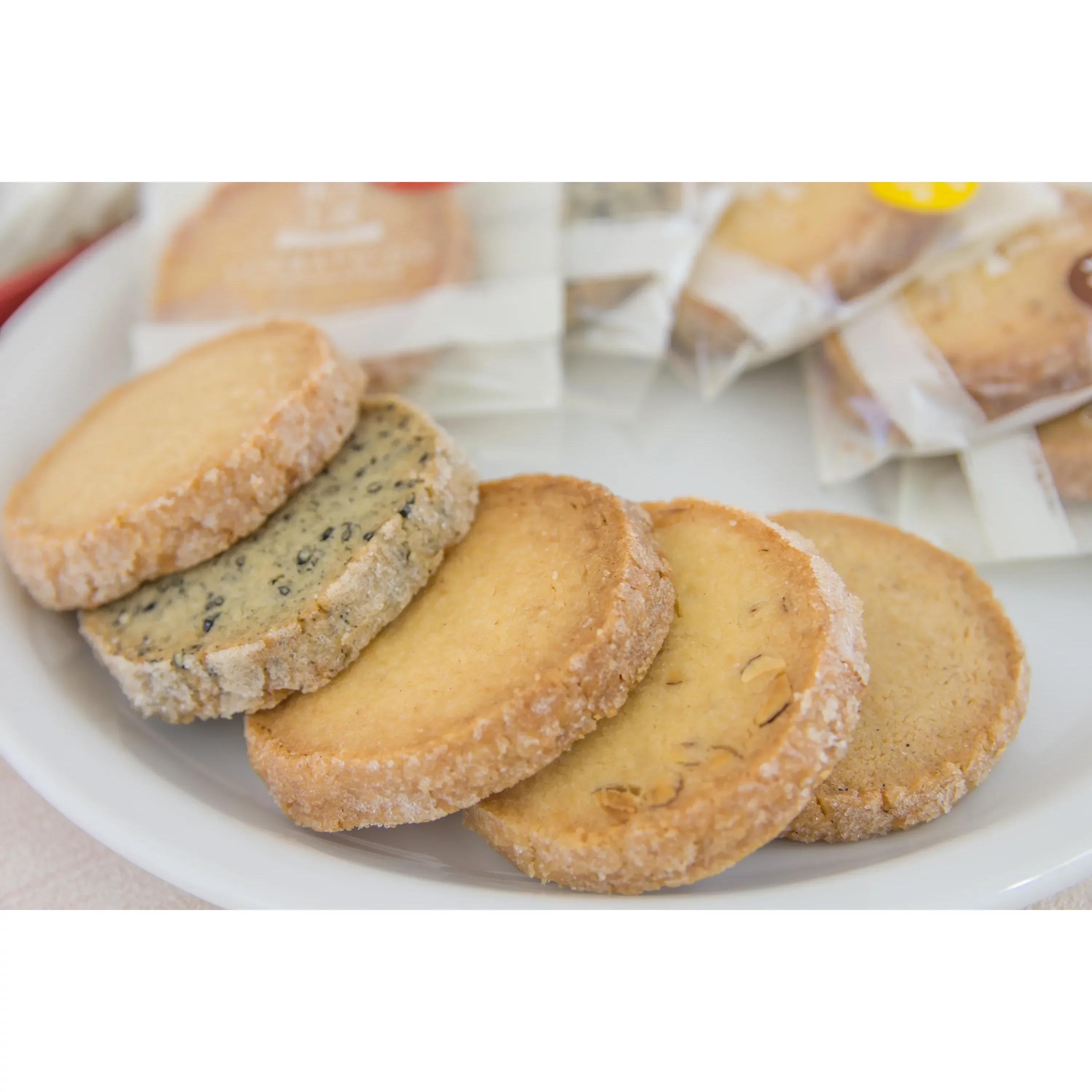 Handmade Japanese Sable Cookies 5 Flavor Assortment 10 Pieces - Image 2