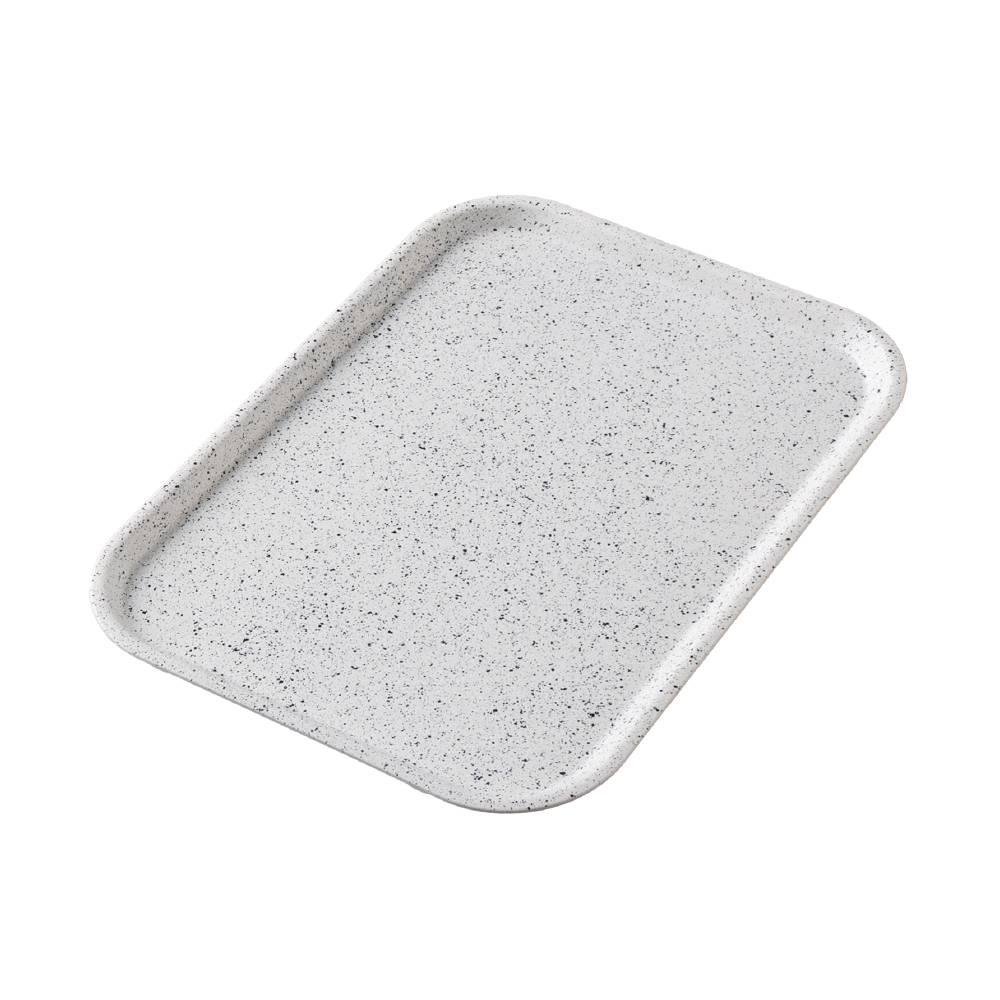 Handmade Stone Style Kishu Lacquerware Tray Non-Slip White - Image 5