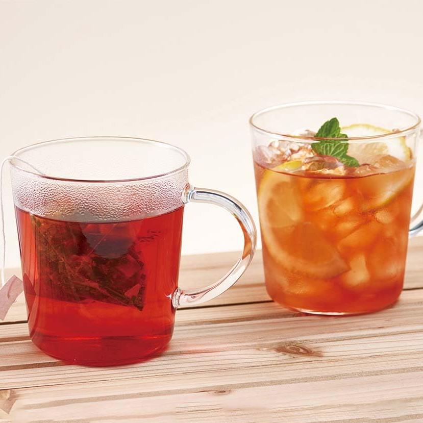 Hario Heat Resistant Glass Mugs For Hot Or Cold Drinks (Set of 2 Mugs) - Image 2