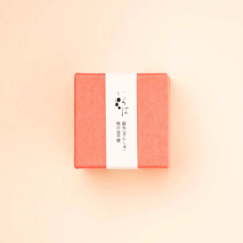 Irohaya Konpeito Peach Flavor Traditional Japanese Sugar Candy 40g - Image 2