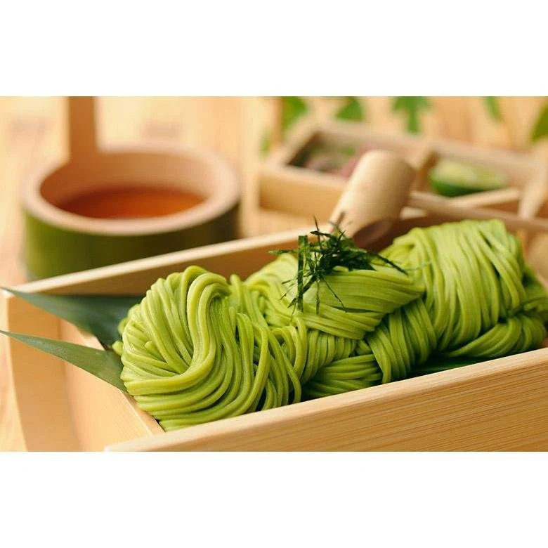 Itohkyuemon Matcha Green Tea Soba Noodles 200g - Image 3