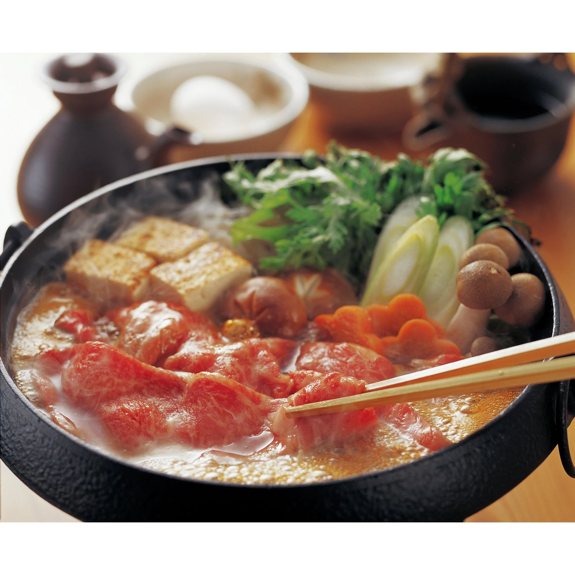 Iwachu Sukiyaki Pot Large Size Japanese Cast Iron Pan 26cm - Image 2