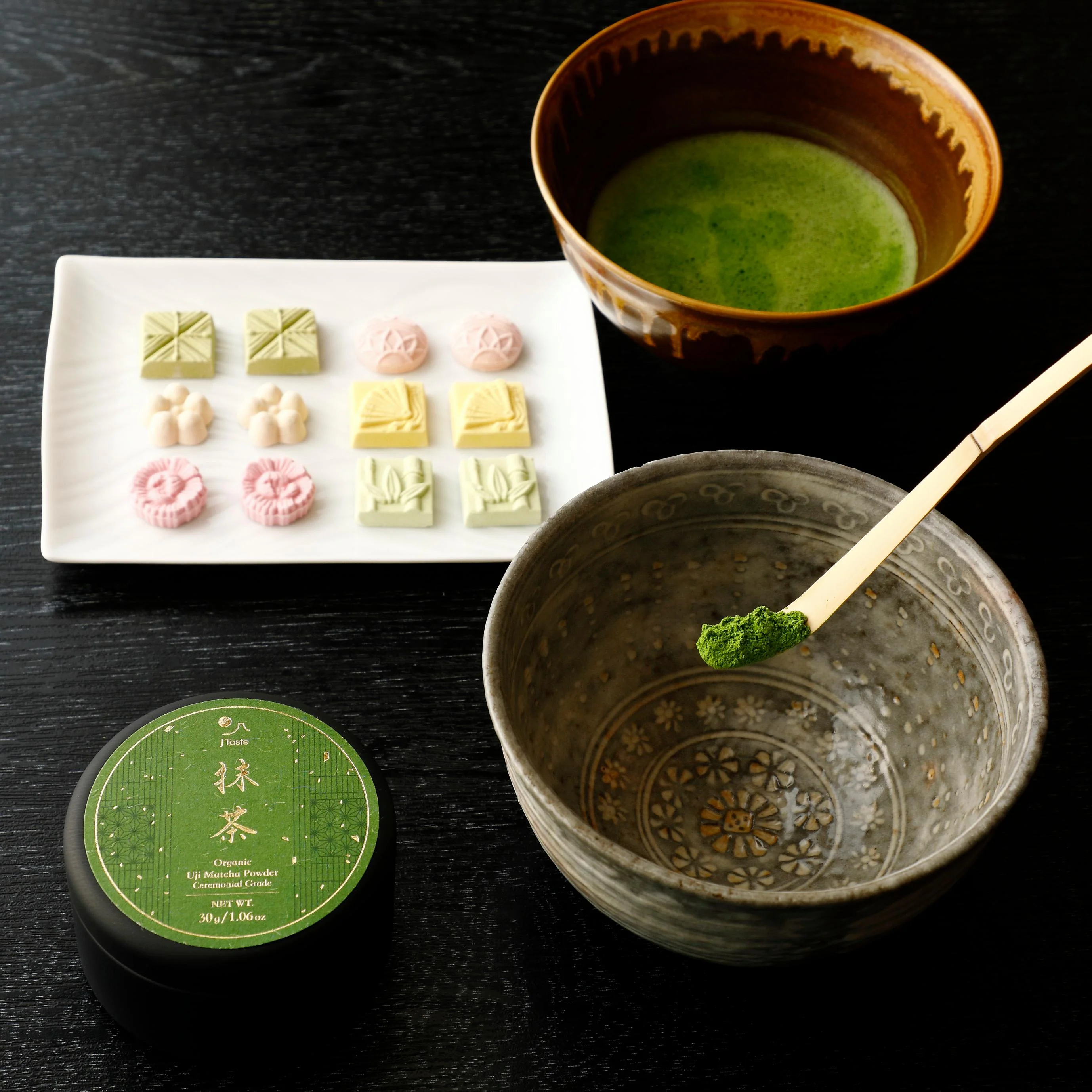 J Taste Ceremonial Grade Organic Uji Matcha Powder 30g - Image 3