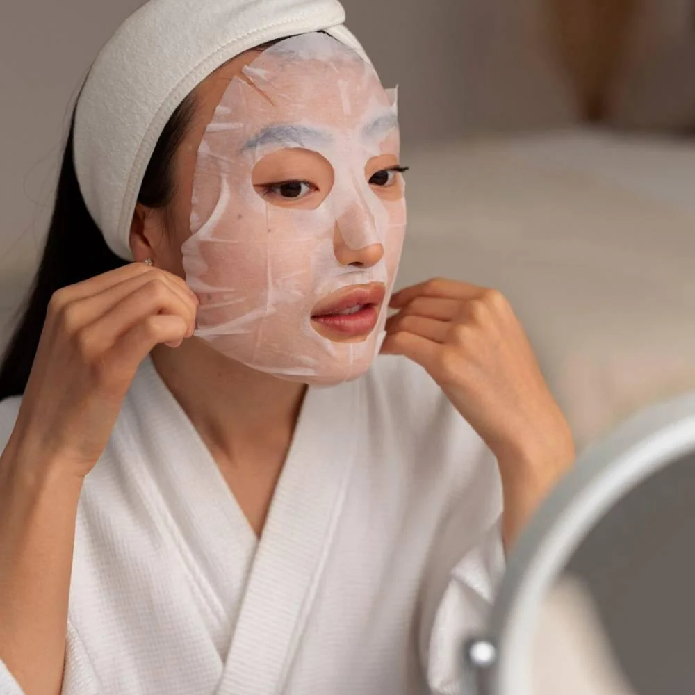Japan Gals Pure 5 Essence Facial Mask Placenta PL 30 Sheets - Image 2