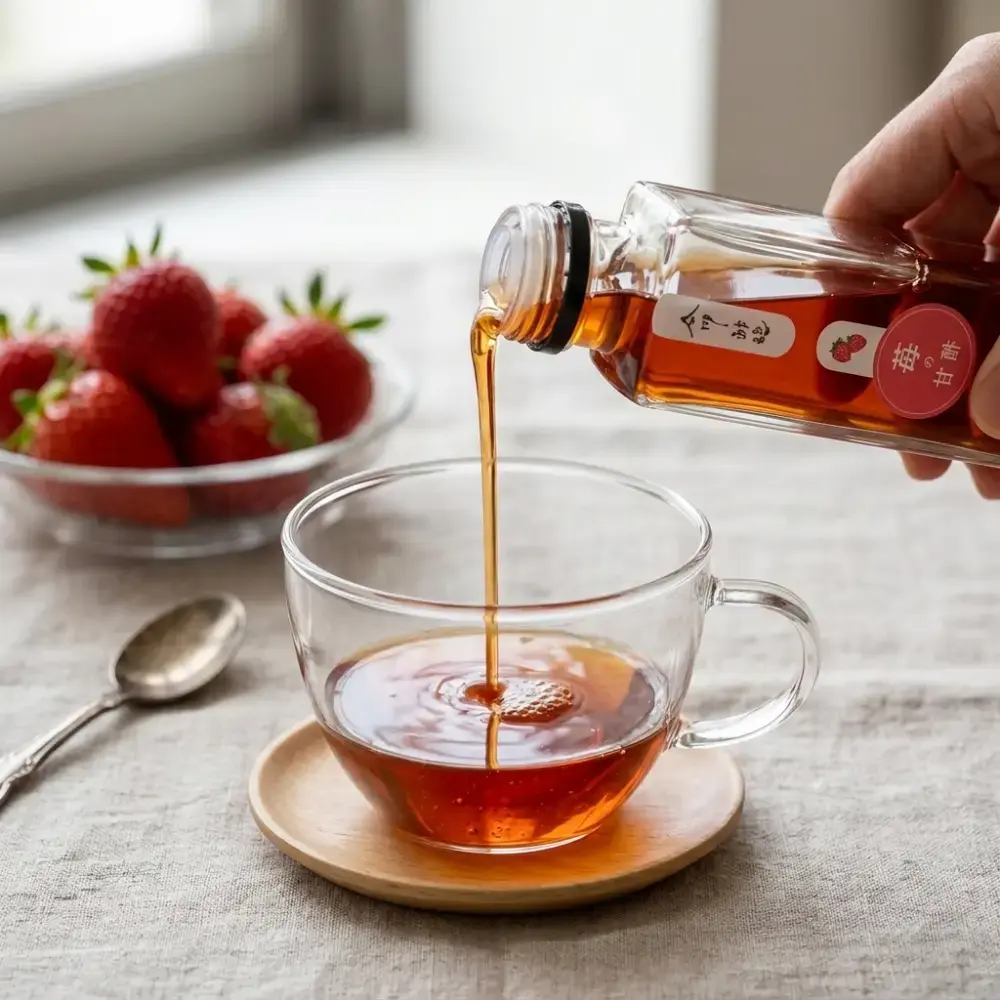 Japanese Strawberry Sweet Vinegar Dessert & Dressing Sauce 150ml - Image 2