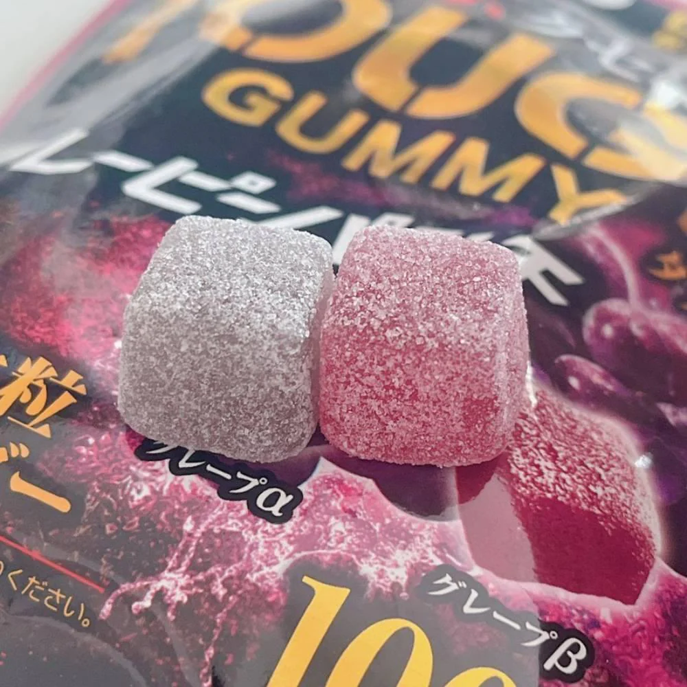 Kabaya Tough Gummy Alpha & Beta Grape Chewy Gummies 100g (Pack of 6) - Image 3