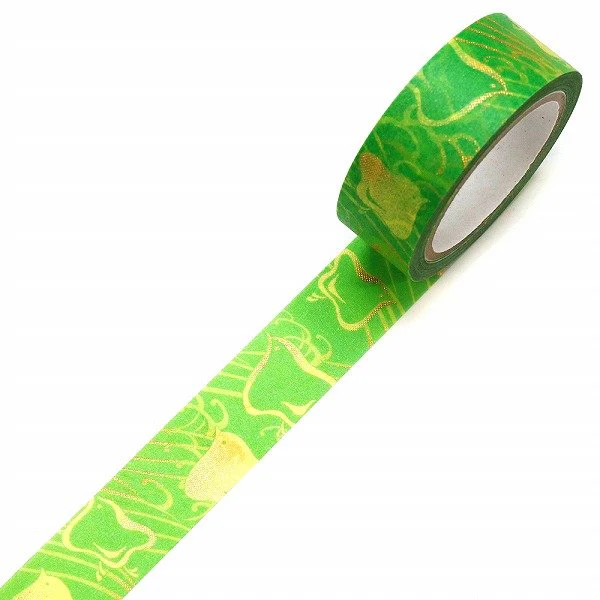 Kamiiso Kimono Washi Tape Zen Wave Chidori Pattern Masking Tape - Image 2