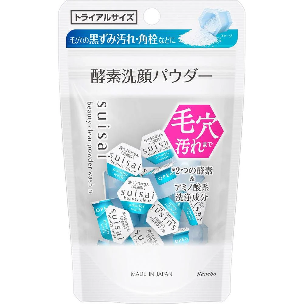 Suisai Beauty Clear Powder Facial Wash 0.4g x 15pcs