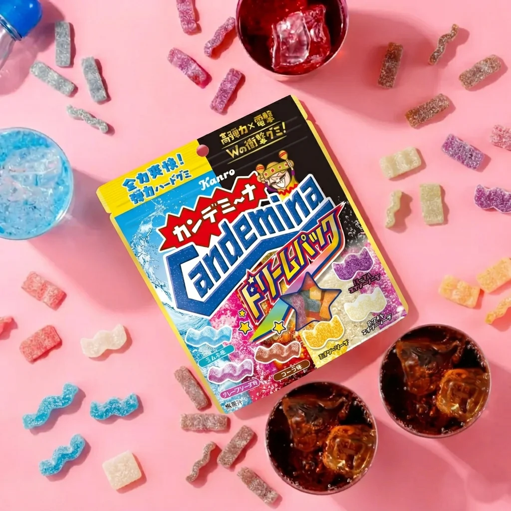 Kanro Candemina Dream Gummies 6 Soda Flavors Gummy Candy 152g - Image 3