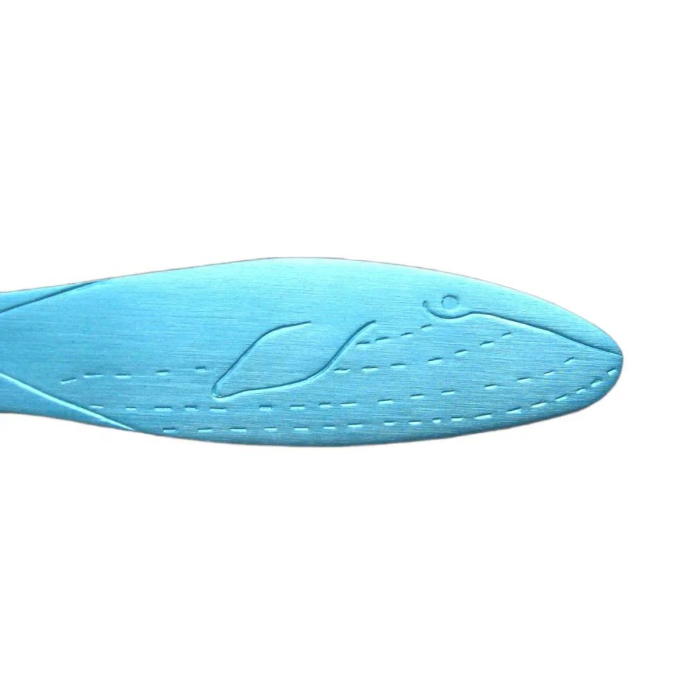 Katariki Cute Aluminum Ice Cream Spoon Whale Marine Blue 11.6cm - Image 2