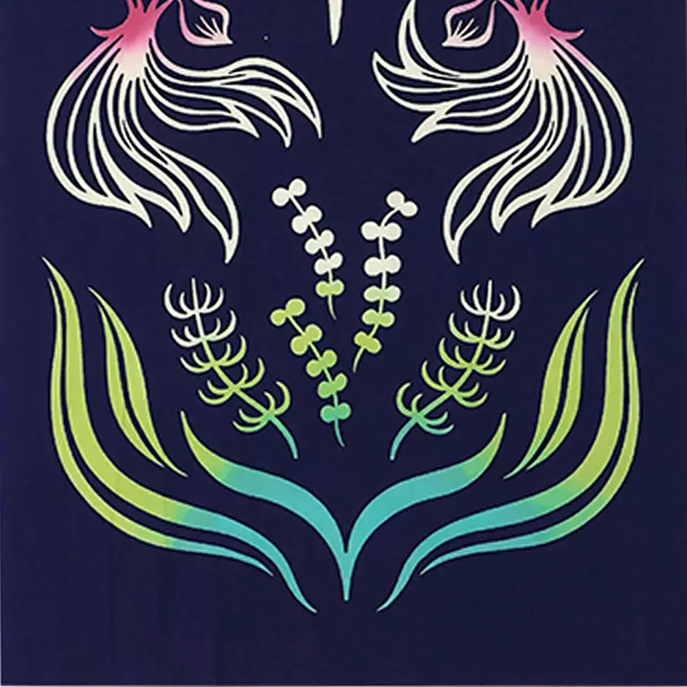 Kenema Tenugui Stylish Goldfish Japanese Traditional Hand Dyed Cloth - Image 4