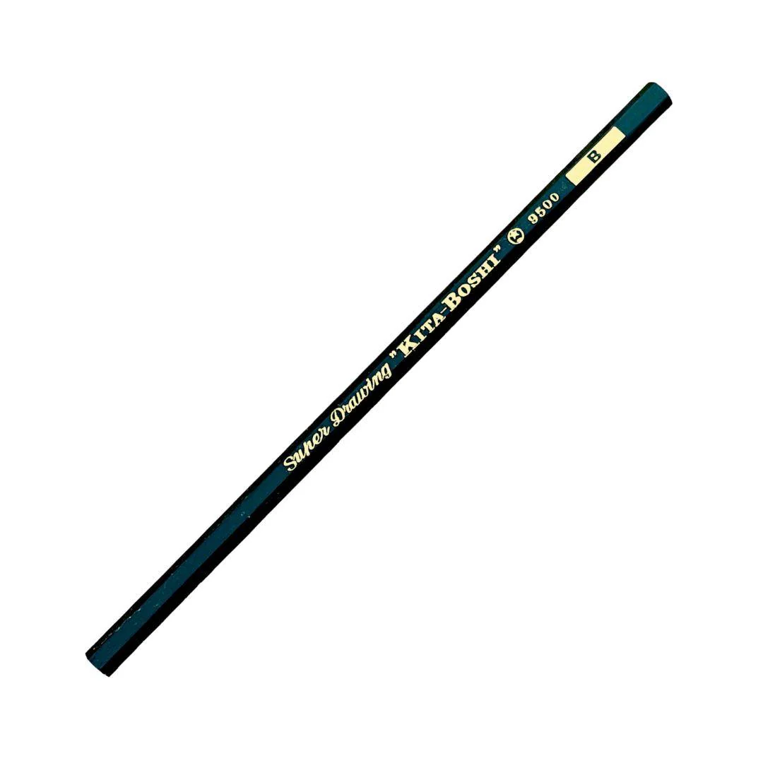 Kitaboshi Tokyo Pencil B 9500 For Drawing & Light Shading 12 pieces - Image 2