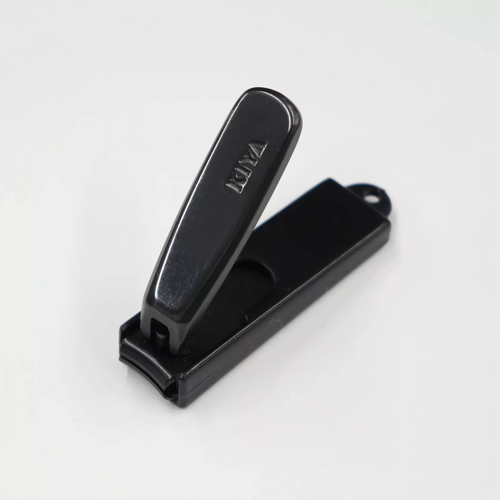 Kiya Nail Clipper Black Steel Precision Nail Cutter Small - Image 4