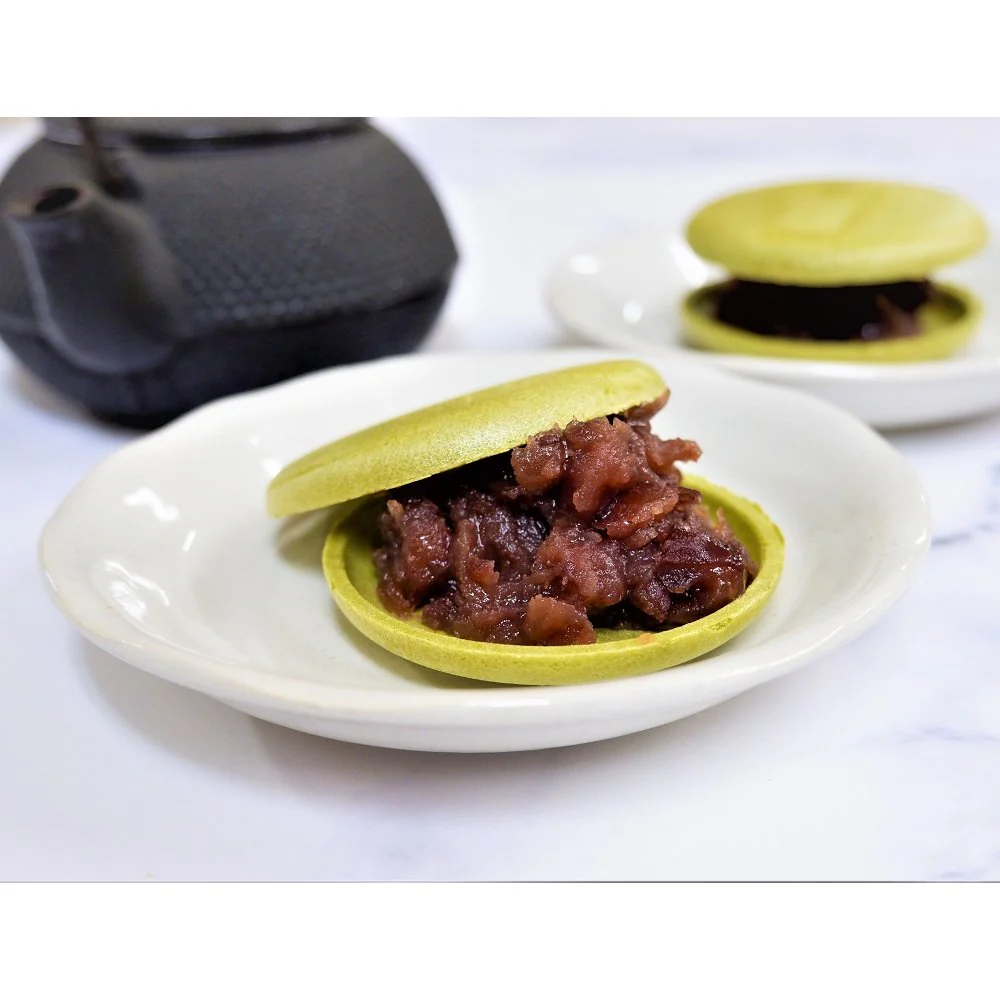 Kiyosen Monaka Wafer Dainagon Azuki Uji Matcha Wagashi Making Set - Image 4
