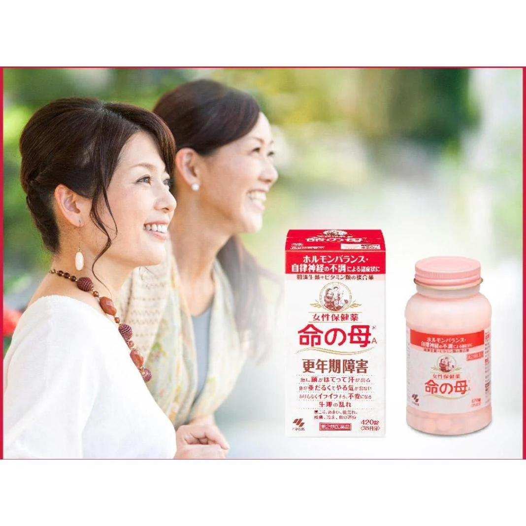 Kobayashi Inochi no Haha A Menopause Supplement 420 Tablets - Image 4