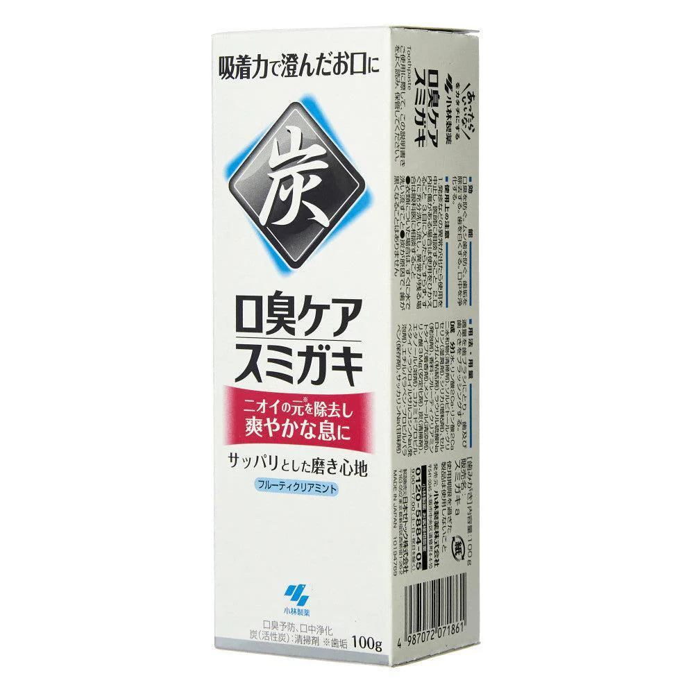 Kobayashi Sumigaki Charclean Japanese Charcoal Toothpaste 100g - Image 3