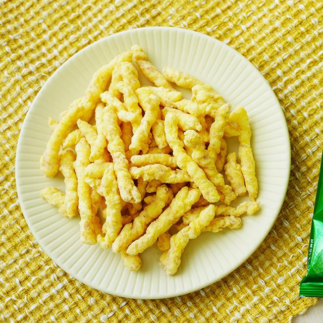 Koikeya Scorn Soy Sauce Grilled Corn Flavor Crispy Corn Puffs 73g (Pack of 3) - Image 2