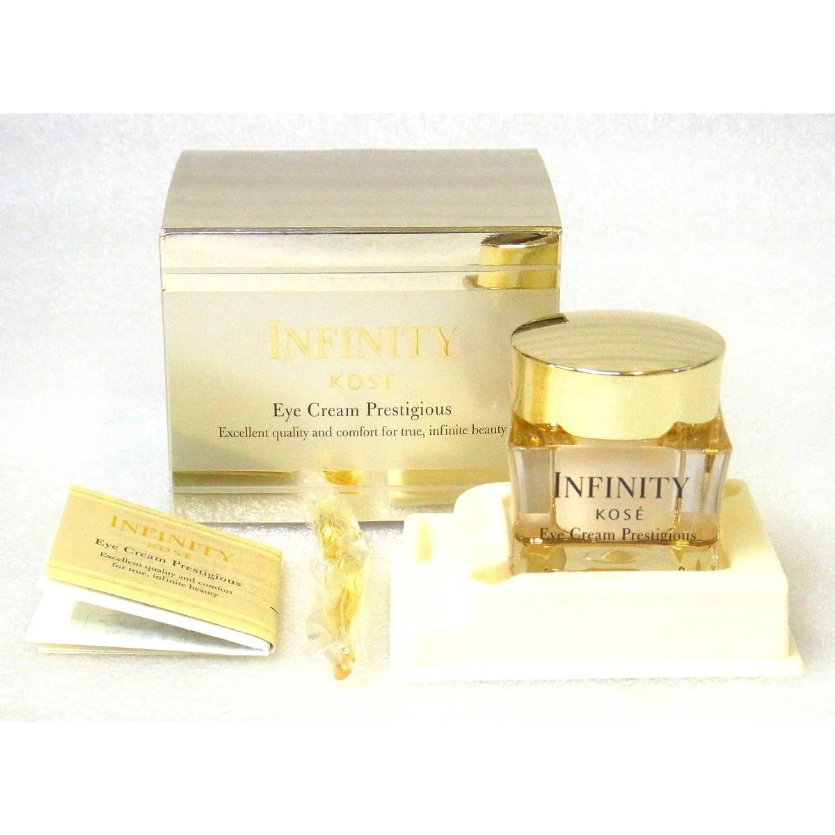 Kosé Infinity Prestigious Intensive Anti-Aging Eye Cream 20g - Image 2