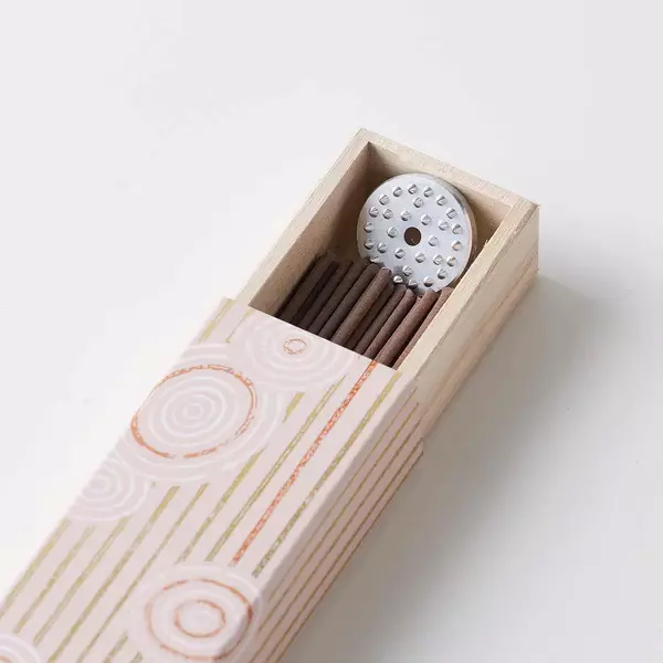 Kousaido Frankincense Long Incense Sticks In Wooden Box 40 ct. - Image 2