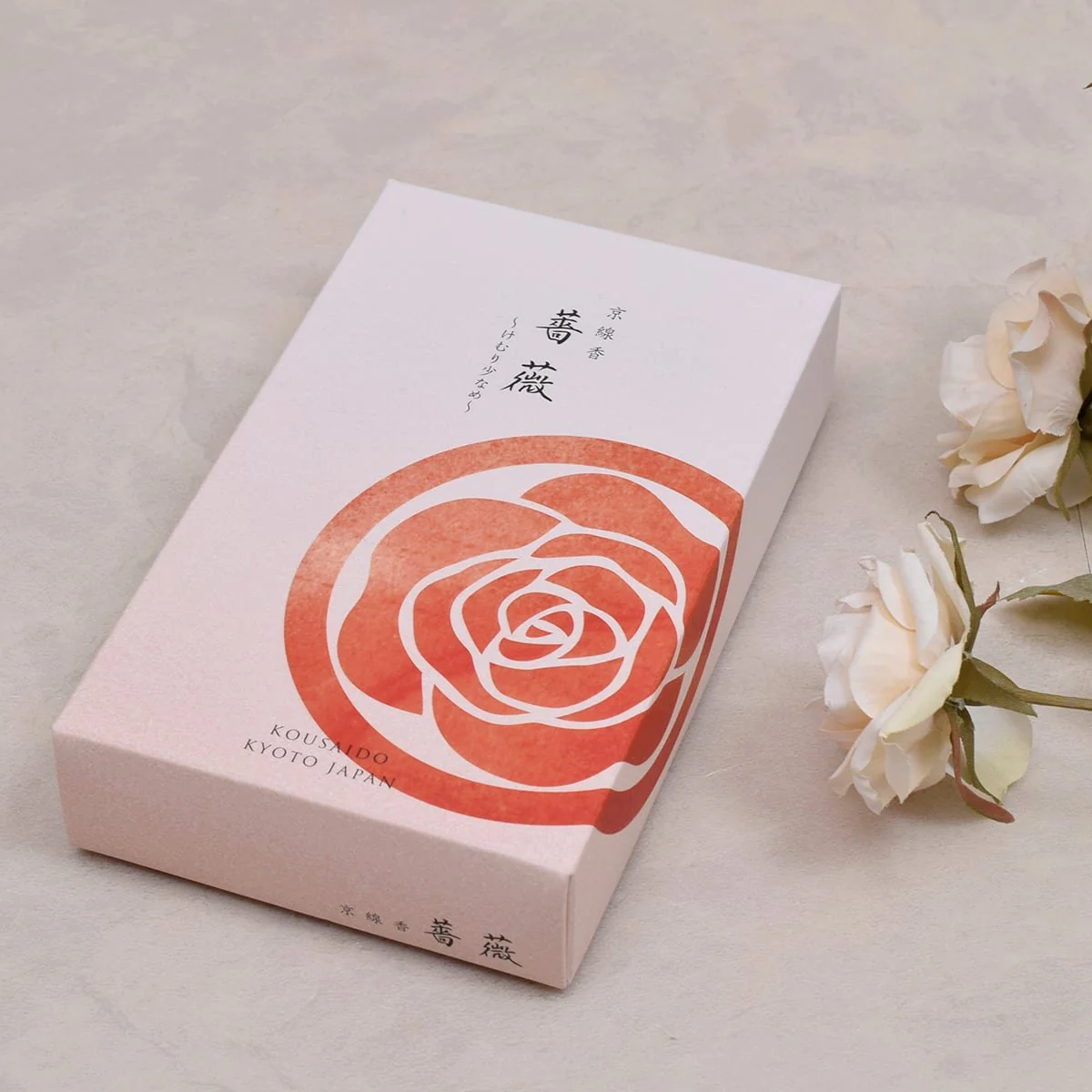 Kousaido Kyoto Low Smoke Rose Incense Sticks Delicate Fragrance 70g - Image 4